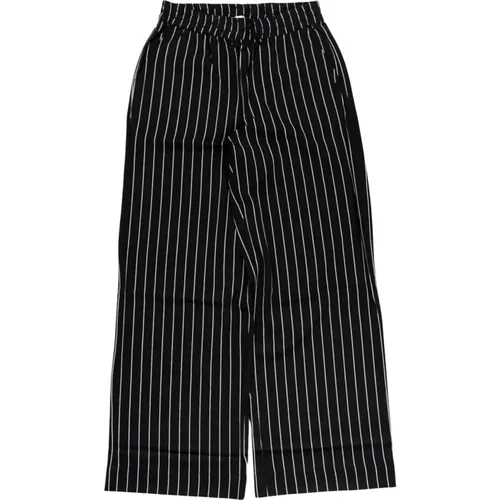 Frylagz pantalone in nero , female, Sizes: L, XL - Gestuz - Modalova