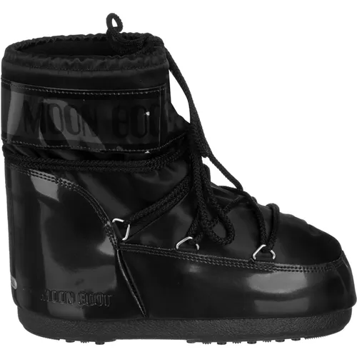 Wasserabweisende Logo Band Sneakers , Damen, Größe: 39 EU - moon boot - Modalova