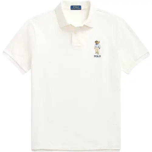 Casual Weißes Poloshirt mit Kurzen Ärmeln - Polo Ralph Lauren - Modalova