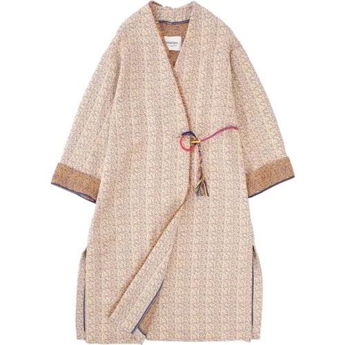 Luxuriöser italienischer Kimono Kaftan , Damen, Größe: 2XS - Ottod'Ame - Modalova