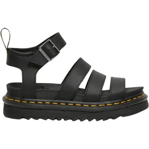 Leder Gladiator Sandalen mit Blaire Riemen , Damen, Größe: 38 EU - Dr. Martens - Modalova