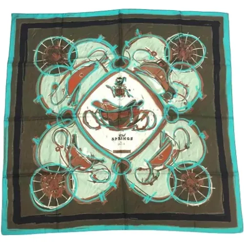 Pre-owned Silk scarves , female, Sizes: ONE SIZE - Hermès Vintage - Modalova