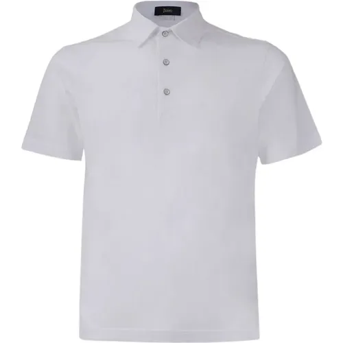 Elevate Your Everyday Look with this Crepe Polo , male, Sizes: XL, 4XL, 2XL, S, 3XL, XS, L - Herno - Modalova