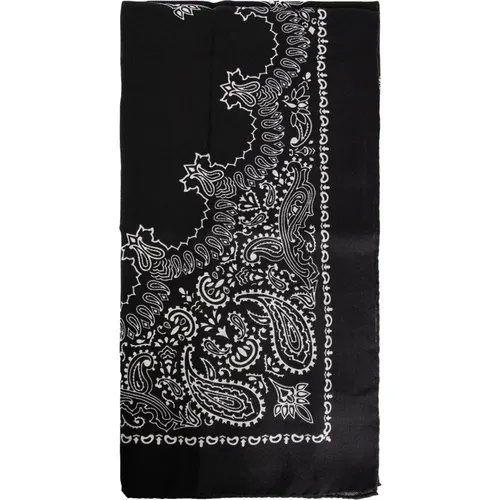 Paisley Jacquard Bandana in Schwarz , unisex, Größe: ONE Size - DESTIN - Modalova