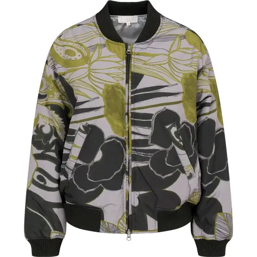 Blouson mit floralem Print , Damen, Größe: XS - Bugatti - Modalova