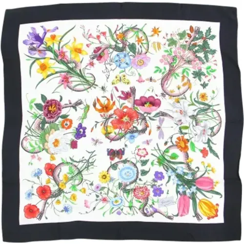 Pre-owned Silk scarves , female, Sizes: ONE SIZE - Gucci Vintage - Modalova