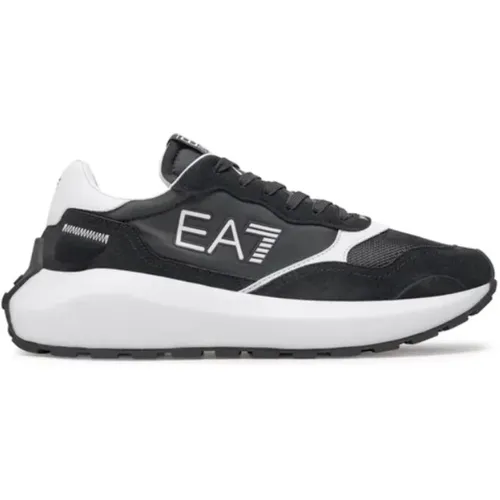 Sneakers with Reinforced Heel , male, Sizes: 9 1/3 UK, 10 UK, 6 2/3 UK, 10 2/3 UK, 11 1/3 UK, 7 1/3 UK - Emporio Armani EA7 - Modalova