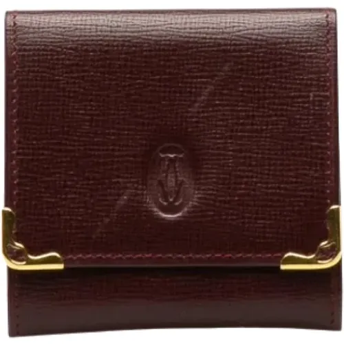 Pre-owned Leather wallets , female, Sizes: ONE SIZE - Cartier Vintage - Modalova