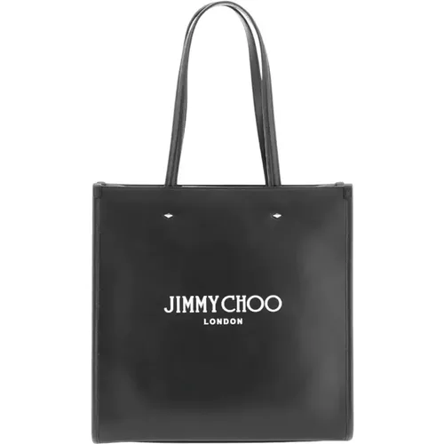 Schwarze Mittlere Logo-Handtasche - Jimmy Choo - Modalova