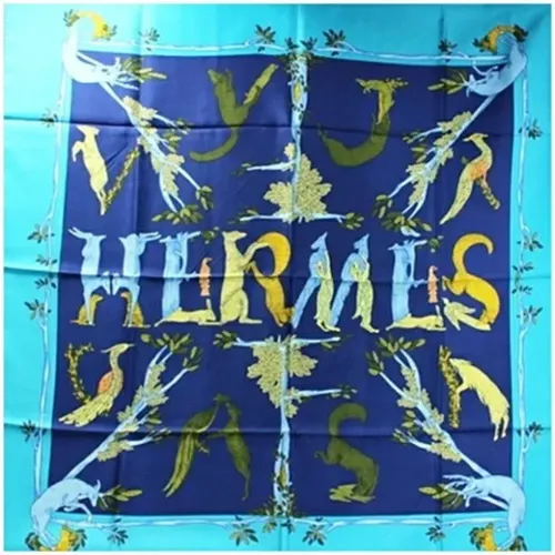 Pre-owned Silk scarves , female, Sizes: ONE SIZE - Hermès Vintage - Modalova