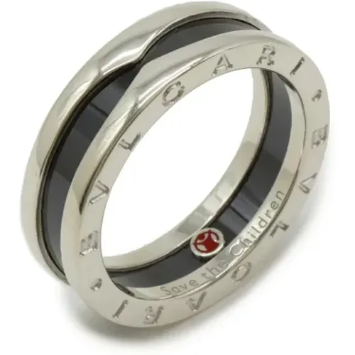 Pre-owned Silver rings , female, Sizes: ONE SIZE - Bvlgari Vintage - Modalova