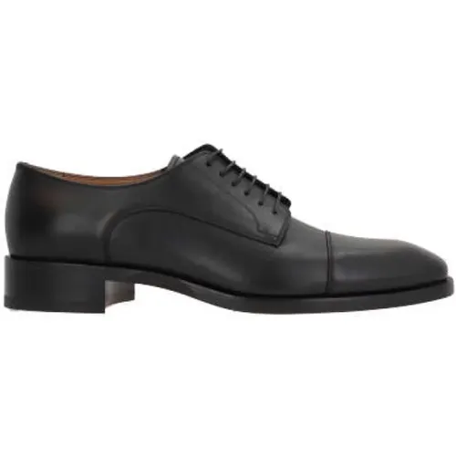 Schwarze flache Schuhe aus Italien - Christian Louboutin - Modalova