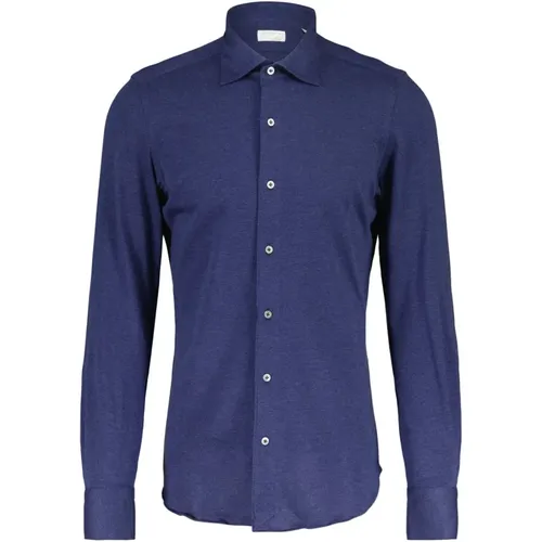 Toronto Shirt with Cashmere Blend , male, Sizes: 2XL - Finamore - Modalova
