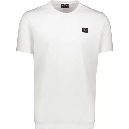 Weißes Paul Shark T-Shirt T-Shirts , Herren, Größe: XL - PAUL & SHARK - Modalova