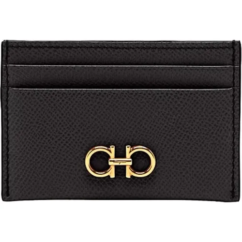 Chic Card Holder Wallet , female, Sizes: ONE SIZE - Salvatore Ferragamo - Modalova