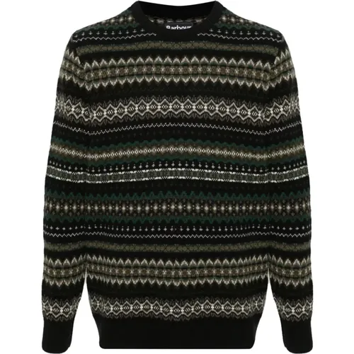 Fairisle Crew Neck Sweater , Herren, Größe: XL - Barbour - Modalova