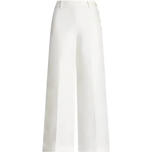 Linen Trousers , female, Sizes: 2XS, 3XS, S - Ralph Lauren - Modalova
