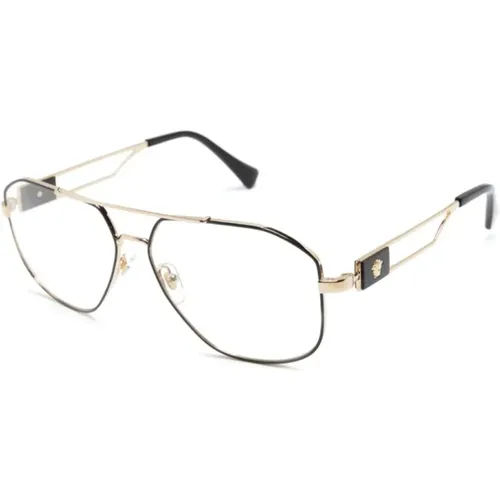 Stilvolle Optische Brille für den Alltag , Herren, Größe: 57 MM - Versace - Modalova