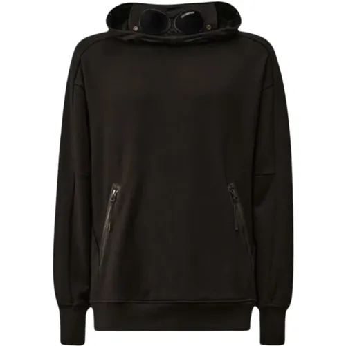 Erhöhter Fleece Goggle Kapuzenpullover , Herren, Größe: M - C.P. Company - Modalova