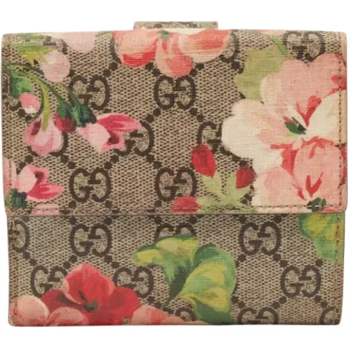 Pre-owned Coated canvas wallets , female, Sizes: ONE SIZE - Gucci Vintage - Modalova