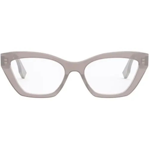 Modische Brillengestelle , Damen, Größe: 54 MM - Fendi - Modalova