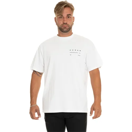 Stylisches Tee für Männer und Frauen , Herren, Größe: XL - Hogan - Modalova