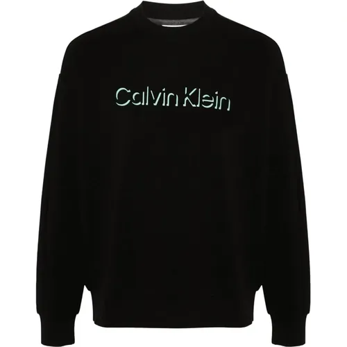 Geprägter Logo-Sweatshirt , Herren, Größe: L - Calvin Klein - Modalova