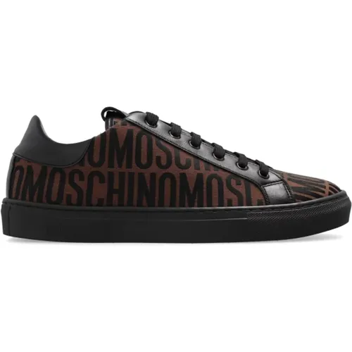 Monogrammed sneakers , female, Sizes: 5 UK, 6 UK, 3 UK, 4 UK - Moschino - Modalova