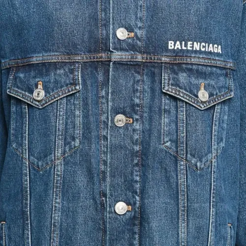 Pre-owned Denim outerwear , female, Sizes: S - Balenciaga Vintage - Modalova