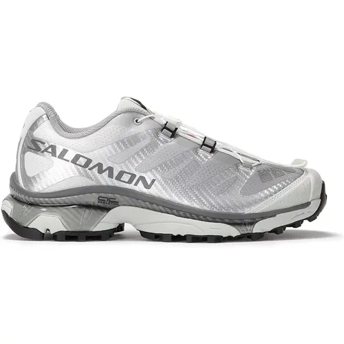 Xt-4 OG Silberne Sneakers mit Contagrip Sohle , Herren, Größe: 45 EU - Salomon - Modalova