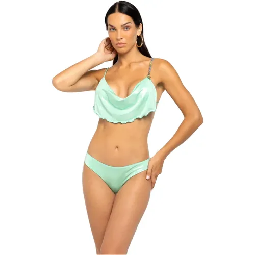 Bikini Top und Slip in Bonbonfarben , Damen, Größe: M/L - 4Giveness - Modalova