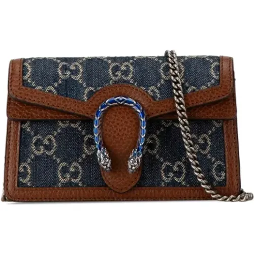 Pre-owned Denim crossbody-bags , female, Sizes: ONE SIZE - Gucci Vintage - Modalova