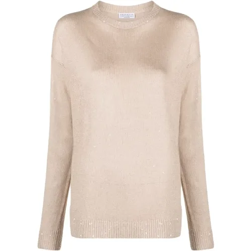 Sweaters MultiColour , female, Sizes: L, M - BRUNELLO CUCINELLI - Modalova