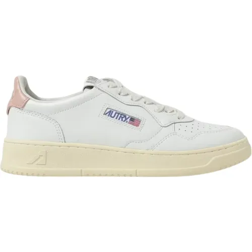 Weiße Medalist Leder Sneakers - Autry - Modalova