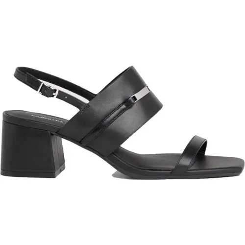 Flat Sandals for Women , female, Sizes: 5 UK, 7 UK, 6 UK, 4 UK, 8 UK - Calvin Klein - Modalova