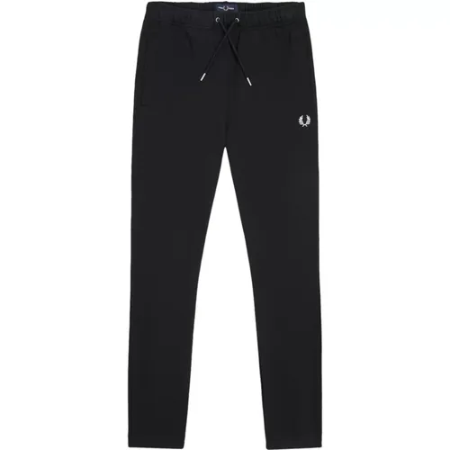 Schwarze Freizeithose , Herren, Größe: L - Fred Perry - Modalova