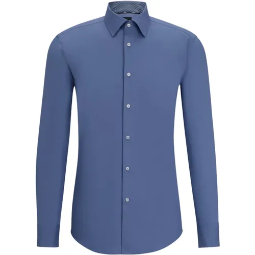 Slim Fit Cotton Shirt , male, Sizes: L, M, 5XL, S - Hugo Boss - Modalova