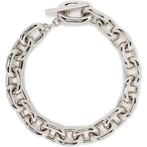 XL Silver Link NEC Choker , female, Sizes: ONE SIZE - Paco Rabanne - Modalova