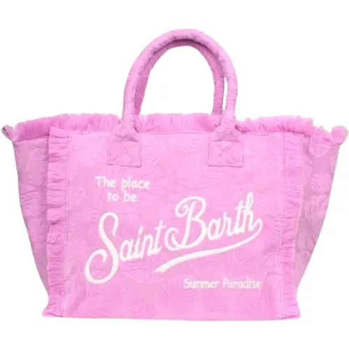 Embroidered Shoulder Bag , female, Sizes: ONE SIZE - MC2 Saint Barth - Modalova