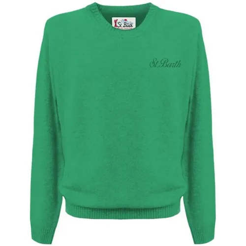 Hoodless Sweater , male, Sizes: XL, L - MC2 Saint Barth - Modalova