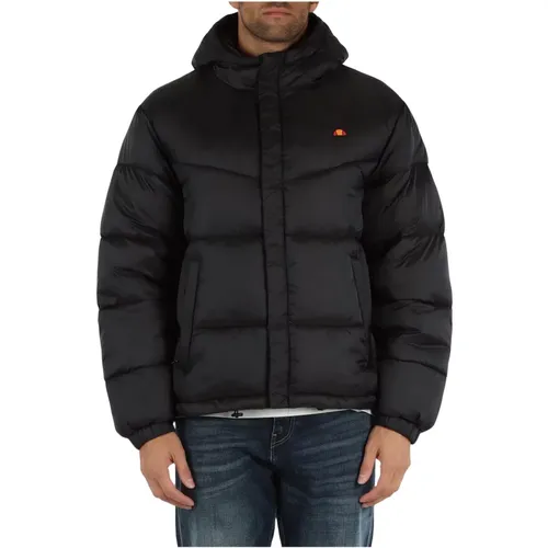 Steppjacke mit Frontlogo-Patch , Herren, Größe: S - Ellesse - Modalova