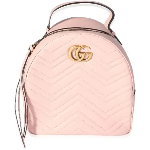 Pre-owned Leather backpacks , female, Sizes: ONE SIZE - Gucci Vintage - Modalova