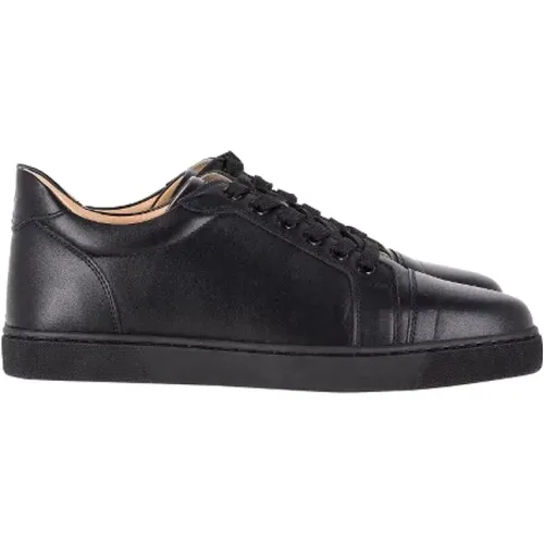 Pre-owned Leather sneakers , female, Sizes: 6 1/2 UK - Christian Louboutin Pre-owned - Modalova