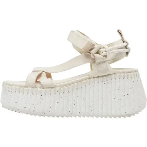 Pre-owned Nylon sandals , female, Sizes: 6 UK - Chloé Pre-owned - Modalova