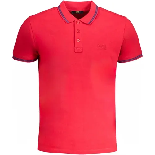 Rotes Polo-Shirt mit Kurzen Ärmeln , Herren, Größe: 2XL - Cavalli Class - Modalova