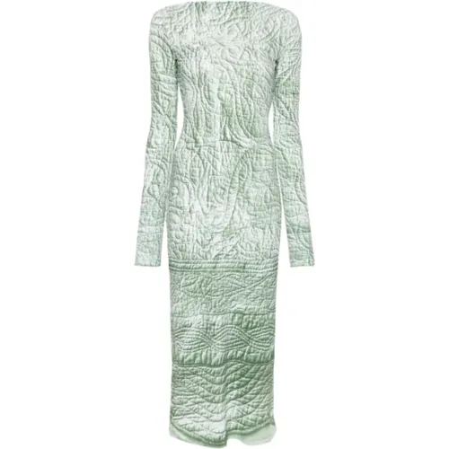 Iguana Midi Dress , female, Sizes: M, XS - MM6 Maison Margiela - Modalova