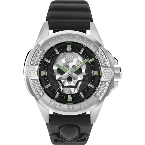 The $kull Titan Silver Watch , male, Sizes: ONE SIZE - Philipp Plein - Modalova