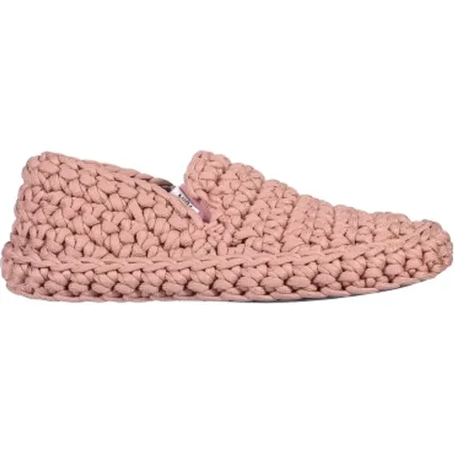 Slip-On With Braided Workmanship , female, Sizes: 5 UK, 6 UK, 7 UK - N21 - Modalova