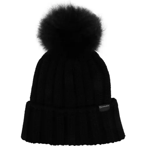 Chunky Cable Knit Beanie Hat , female, Sizes: M - Woolrich - Modalova