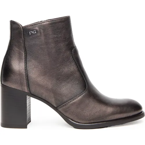 Dark Ankle Boots , female, Sizes: 5 UK, 2 UK, 6 UK, 4 UK, 3 UK, 7 UK - Nerogiardini - Modalova